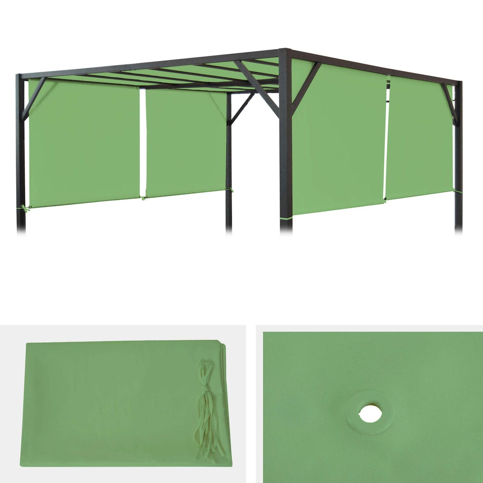 Ersatzbezug FüR Dach Pergola Pavillon Beja 4X4M ~ GrüN