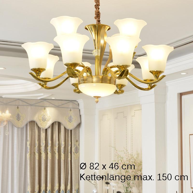 8239-8+4 Lampadario A Soffitto Lampada Di Cristallo Zoccolo E14 Lussuoso Nuovo Lampadario Soggiorno Camera Da Letto Chic