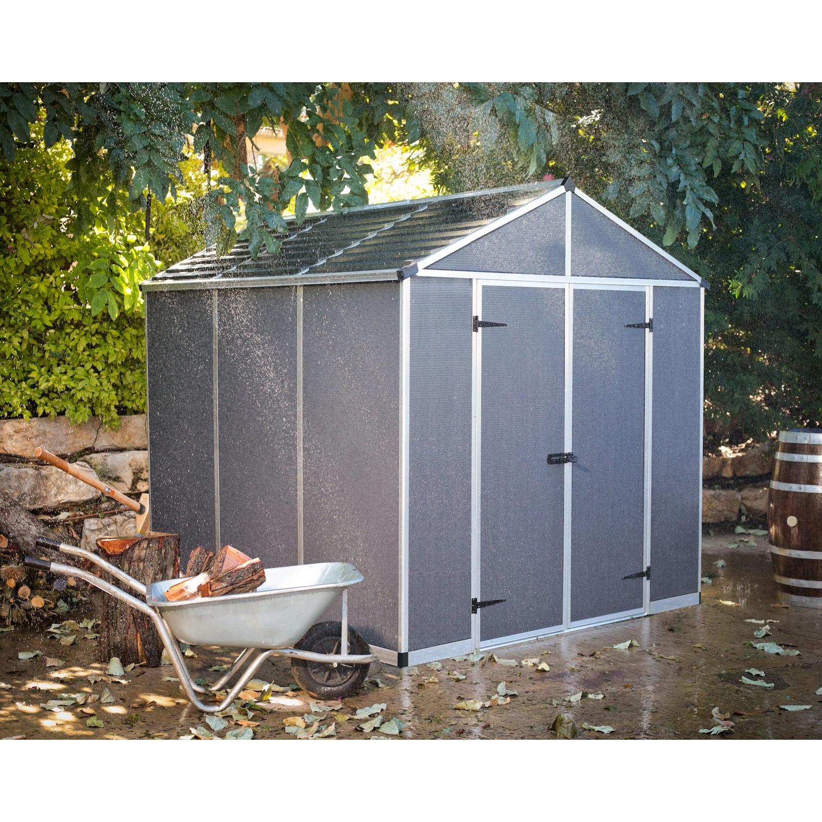 Palram Canopia Rubicon Gerätehaus, anthrazit 228x237x235 cm