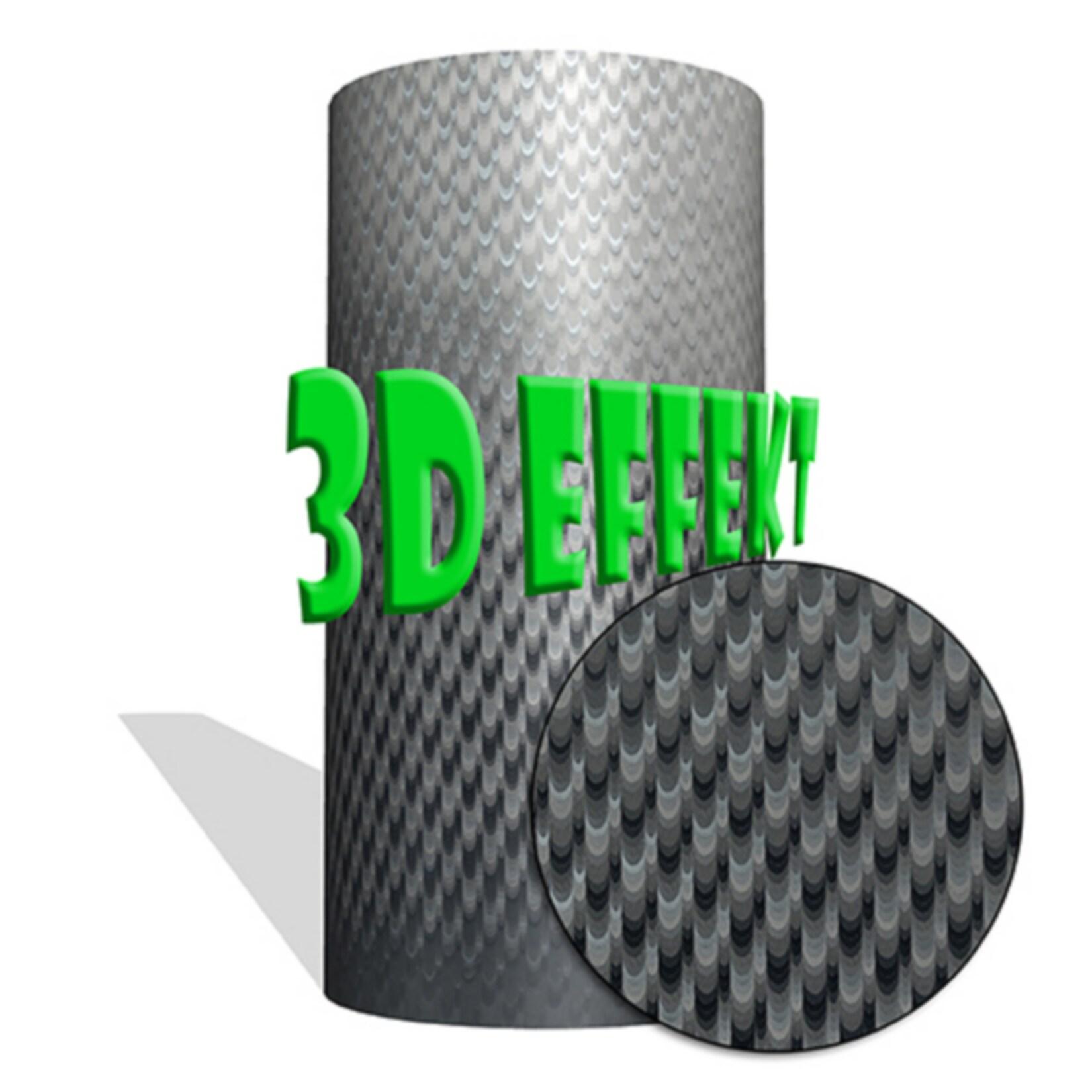 MAUK Carbon Folie Auto- Küchen- Deko- Folie ""3D vinyl black, Bewegungseffekt Dragon Skin""