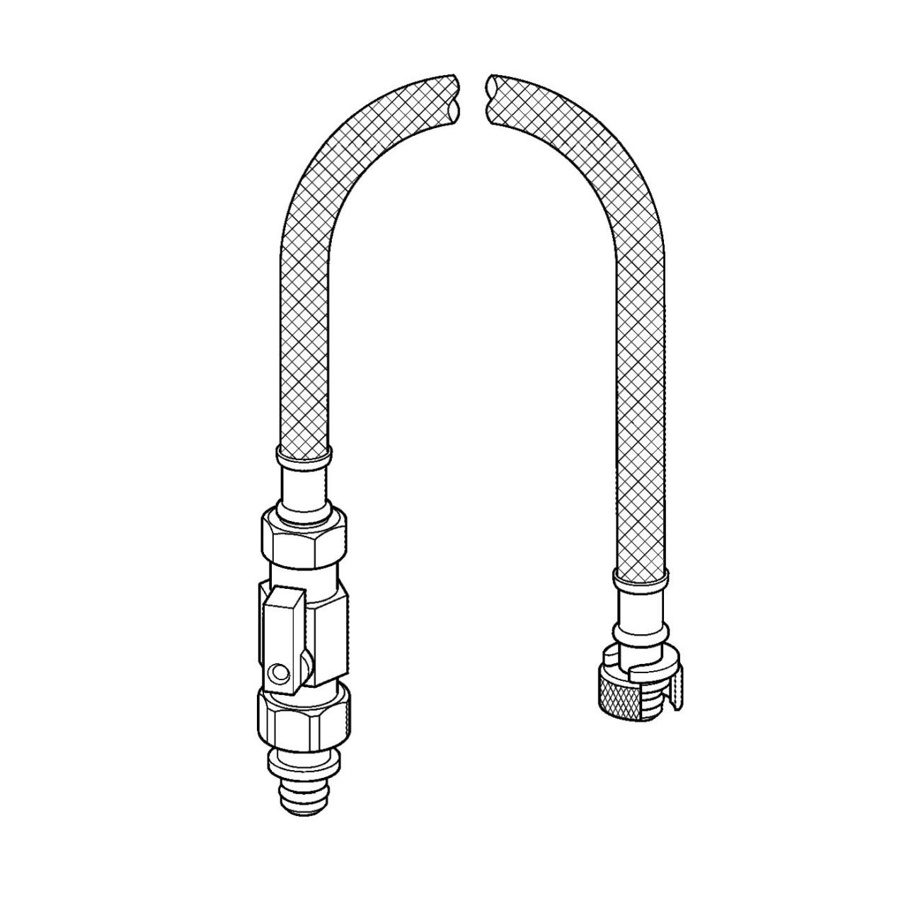 Grohe Anschlussschlauch 14974_1 FüR Grohe Sensia Arena Dusch-Wc