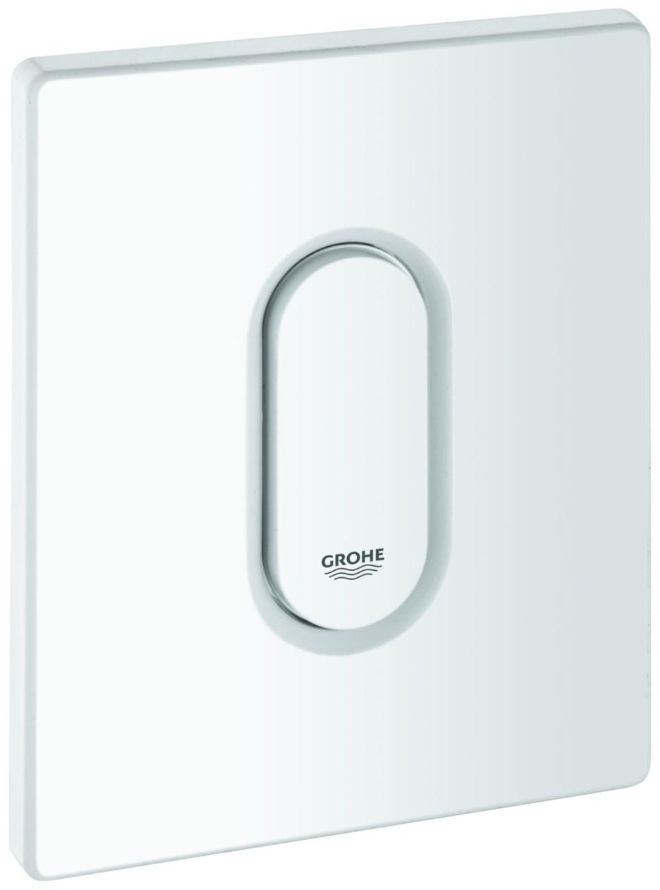 Grohe Abdeckplatte 42380 Mit Drucktaste Alpinweiß, 42380SH0 42380SH0