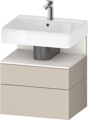 Duravit Qatego Waschtischunterbau WandhäNgend Taupe Supermatt 590X470X590 Mm - QA4393084830000 QA4393084830000