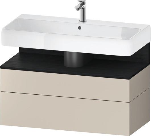 Duravit Qatego Waschtischunterbau WandhäNgend Taupe Supermatt 990X470X590 Mm - QA4395016830000 QA4395016830000
