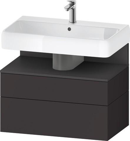 Duravit Qatego Waschtischunterbau WandhäNgend Graphit Supermatt 790X470X590 Mm - QA4394049800010 QA4394049800010