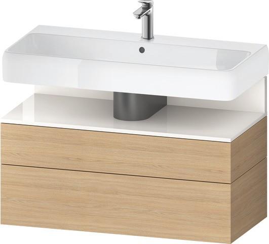 Duravit Qatego Waschtischunterbau WandhäNgend Natur Eiche Matt 990X470X590 Mm - QA4395022300010 QA4395022300010