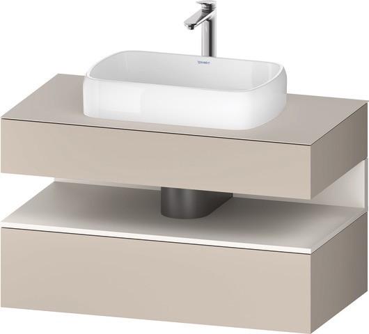 Duravit Qatego Konsolenwaschtischunterbau WandhäNgend Taupe Matt 1000X550X600 Mm - QA4731084910000 QA4731084910000