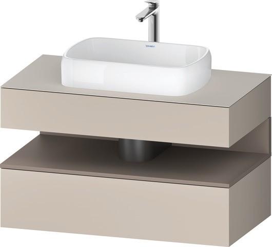 Duravit Qatego Konsolenwaschtischunterbau WandhäNgend Taupe Matt 1000X550X600 Mm - QA4731043910000 QA4731043910000