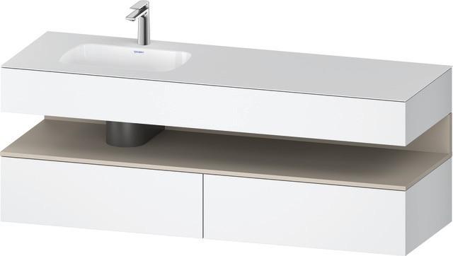Duravit Qatego Einbauwaschtisch Mit Konsolenwaschtischunterbau Weiß Matt 1600X500X600 Mm - QA4795083 QA4795083180010