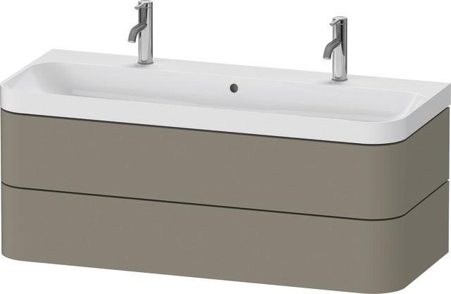 Duravit Happy D.2 Plus C-Shaped Set WandhäNgend Stein Grau 1175X490X480 Mm - HP4379O92920000 HP4379O92920000
