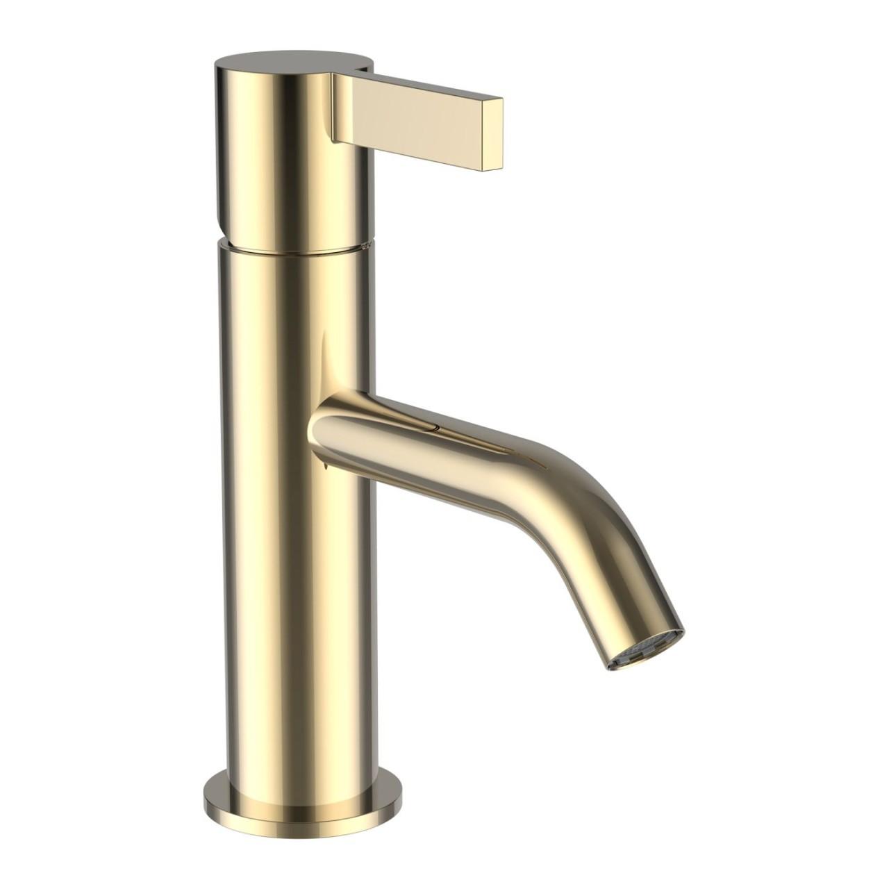Laufen Waschtischarmatur Kartell Laufen Festauslauf Ausladung 115 Mm Ohne Ablaufventil Pvd Gold H3113310011001