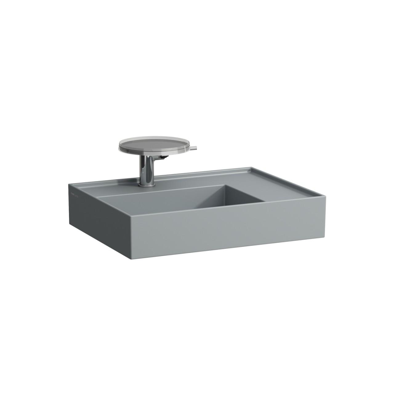Laufen Waschtisch Kartell · Laufen 460X600X150, 1 Hahnloch, Ohne ÜBerlauf, Ablage Rechts, Graphit M H8103347581111
