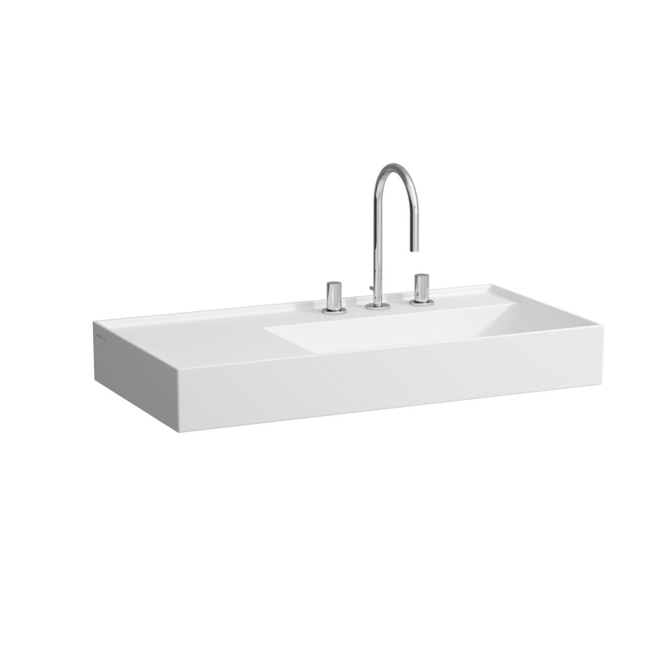 Laufen Waschtisch Kartell · Laufen 900X460, 3 HahnlöCher, Weiß Matt, 81033.9, 8103397571581 H8103397571581