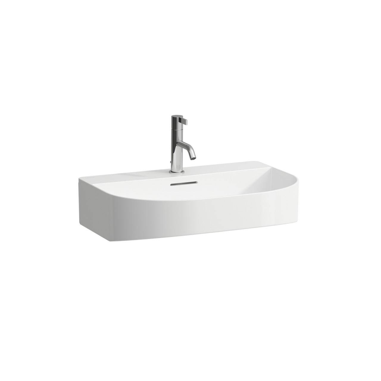 Laufen Waschtisch Sonar 420X600X145, 3 HahnlöCher, Ohne ÜBerlauf, Weiss, H8103420001581 H8103420001581