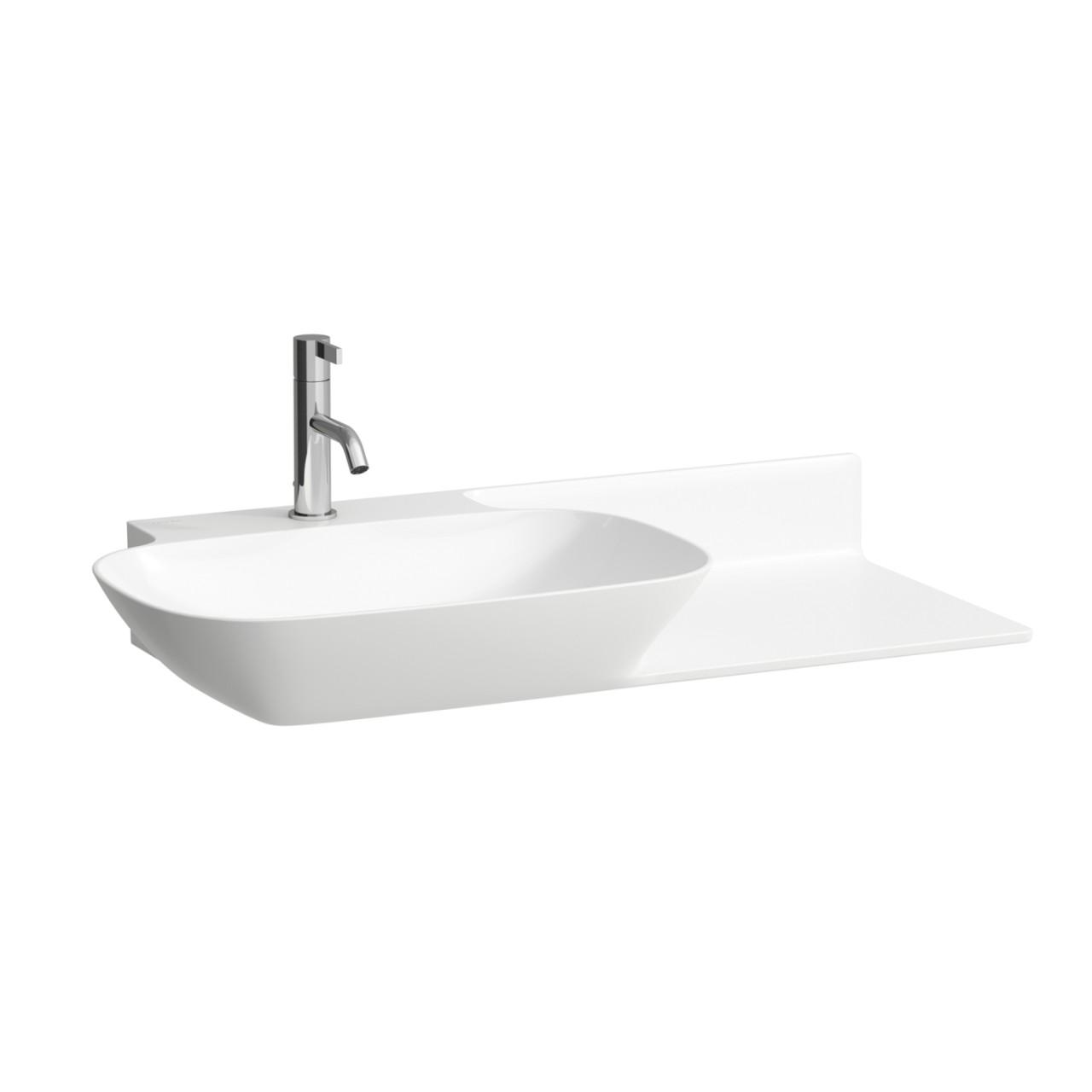 Laufen Waschtisch Ino 450X900X145, 1 Hahnloch, Ohne ÜBerlauf, Ablage Rechts, Lcc Weiss, H8133024001111