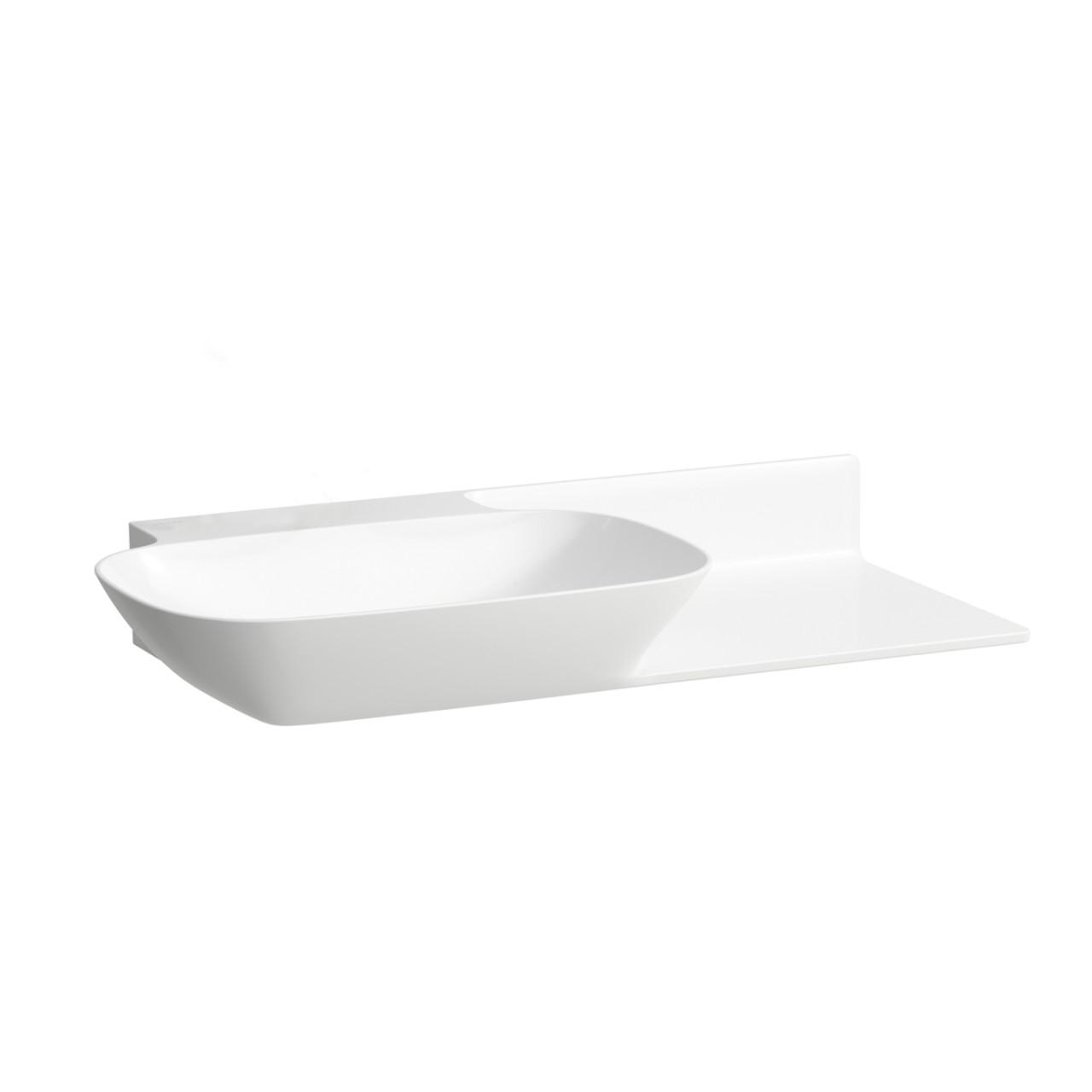 Laufen Waschtisch Ino 450X900X145, Ohne Hl. , Ohne ÜBerlauf, Ablage Rechts, Lcc Weiss, H813302400112 H8133024001121