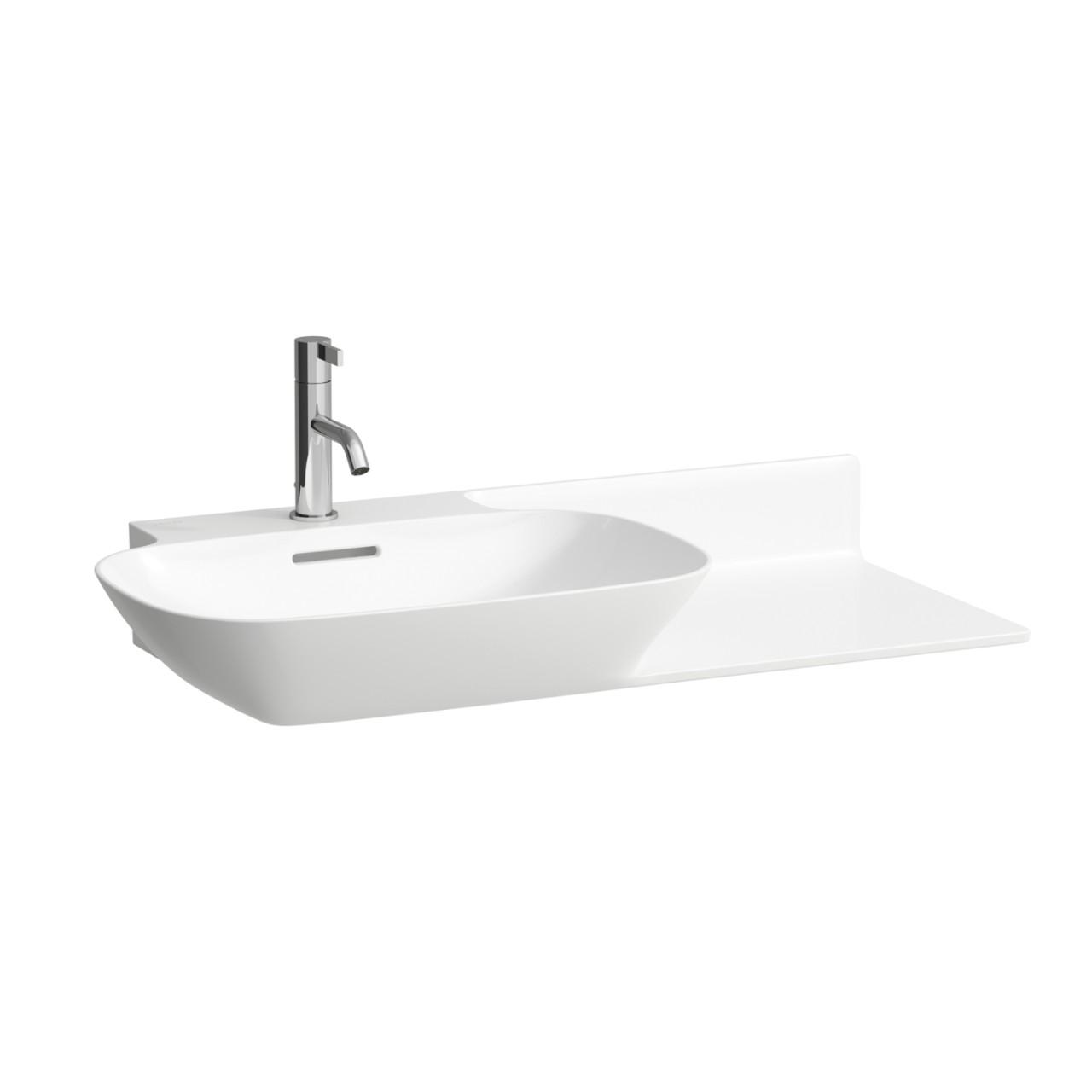 Laufen MöBel-Waschtisch Ino 1 Hl M.ÜL Ablage Re 900X450 Weiß Matt, H8133027571041 H8133027571041
