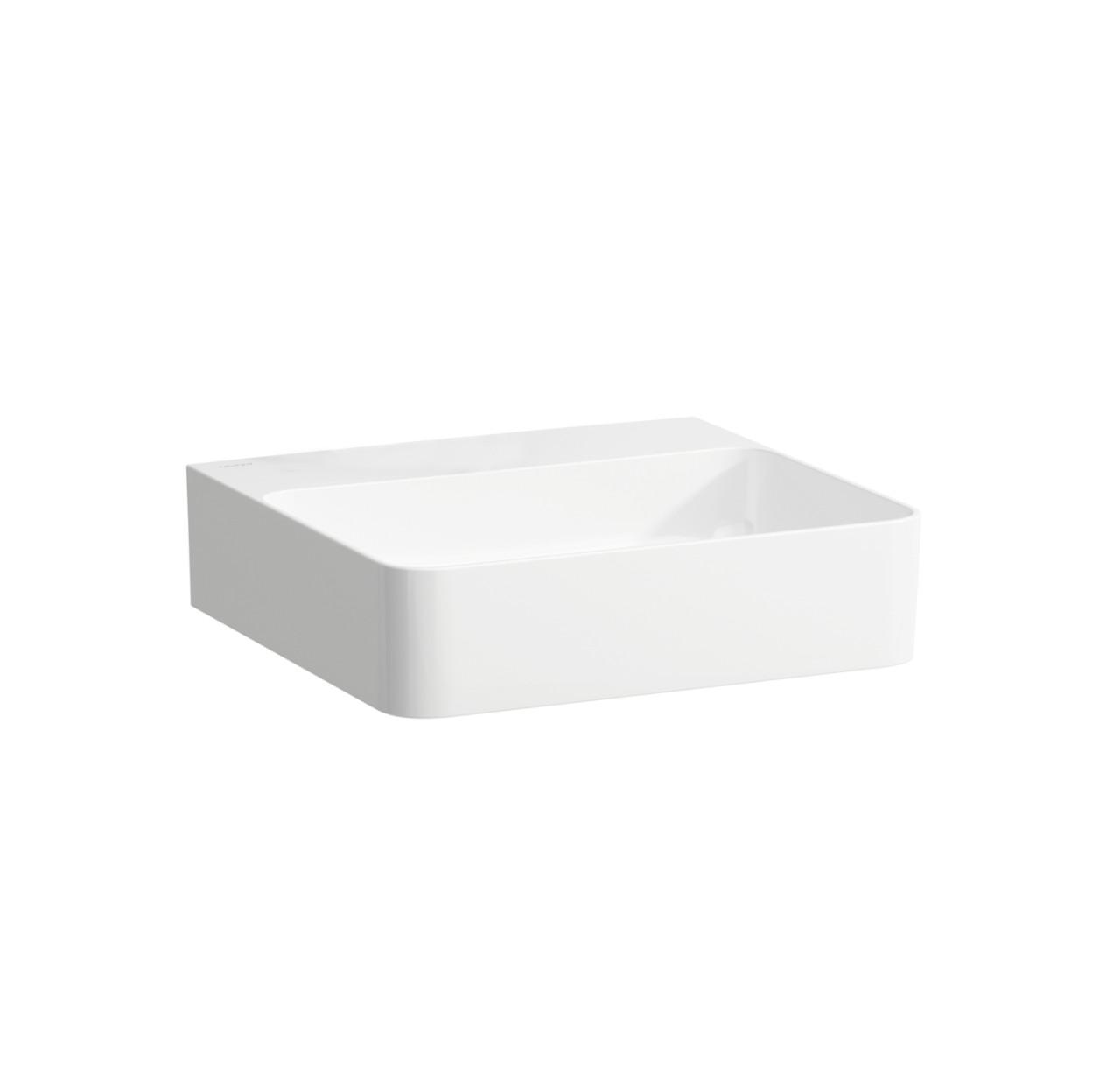 Laufen Aufsatz-Handwaschbecken Val 420X450X155, Ohne Hahnloch, Ohne ÜBerlauf, Geschliffen Weiss, H8162800001121