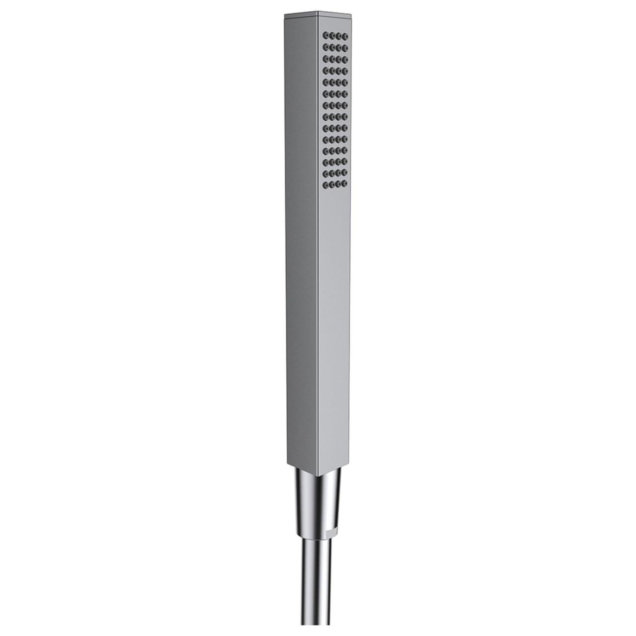 Laufen Handbrause Citystick, Eckig 22 X 22Mm, Pdv Edelstahl-Optik Vollmetall Brausestrahl: Rainspray HF939035423000