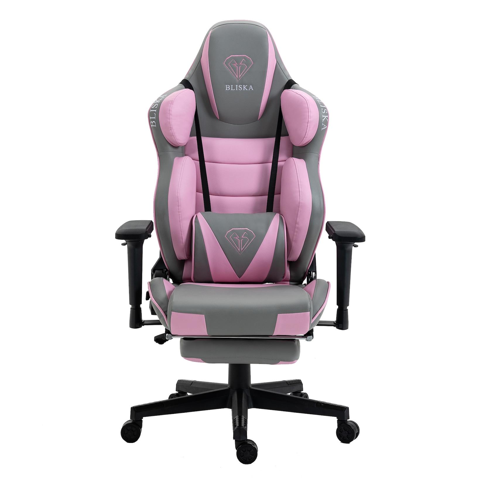 Gaming Stuhl Chair Racing Chefsessel mit Sportsitz und ergonomsichen 4D-Armlehnen