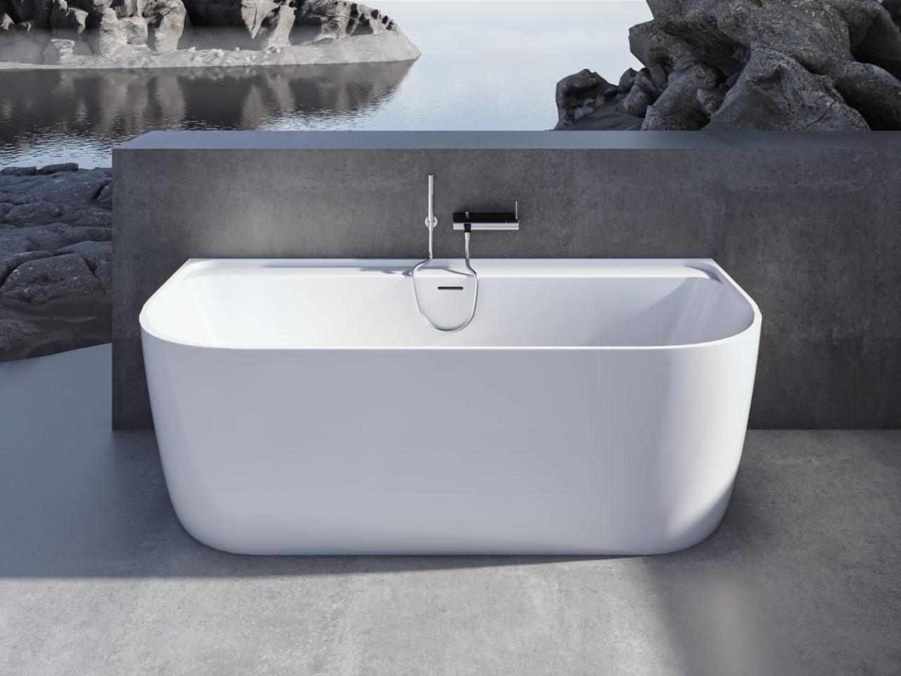 Laufen Freistehende Wandangebunde Badewanne Meda 800X1800X590Mm H2201170000001