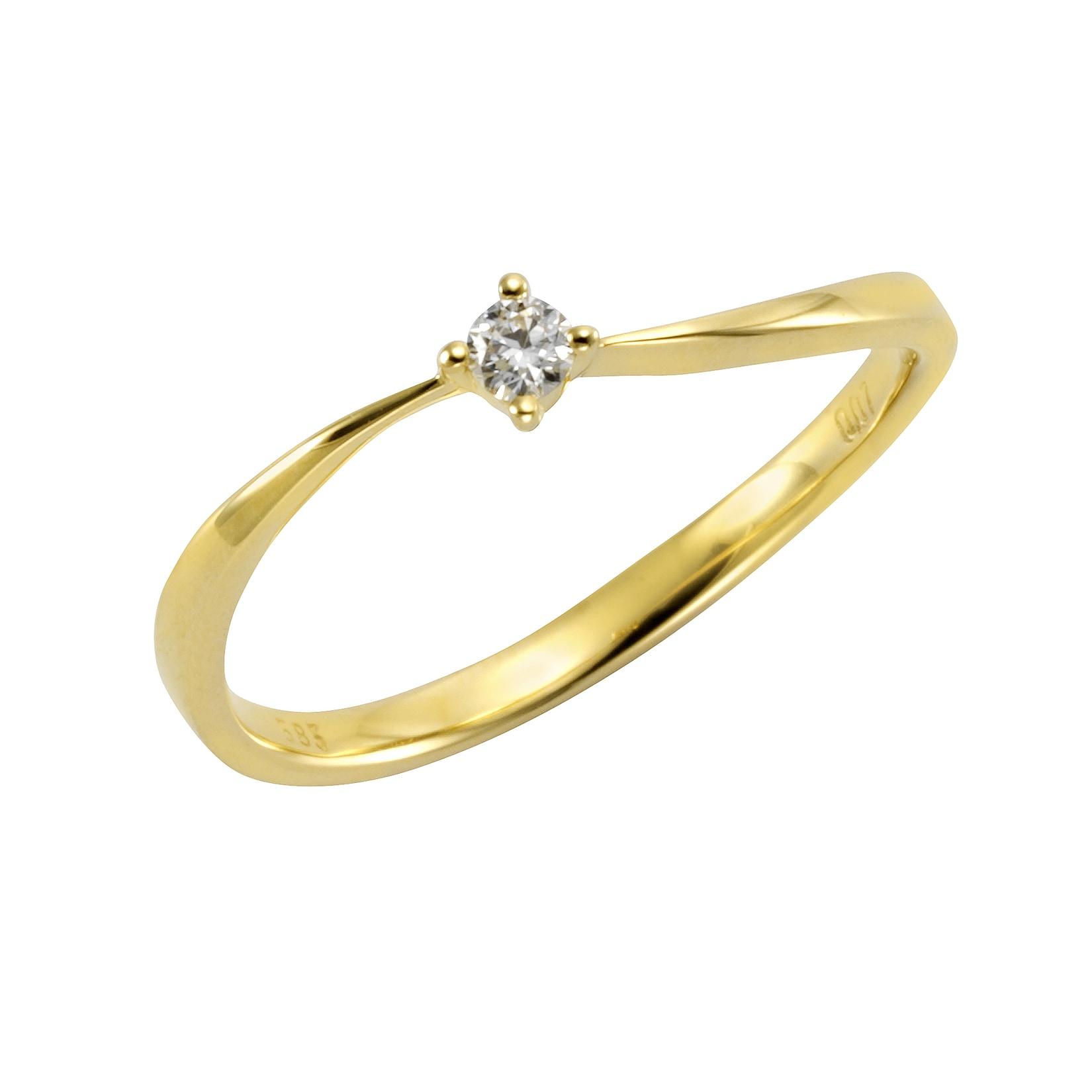 Orolino Ring Gold 585 mit Brillant 0,07ct.