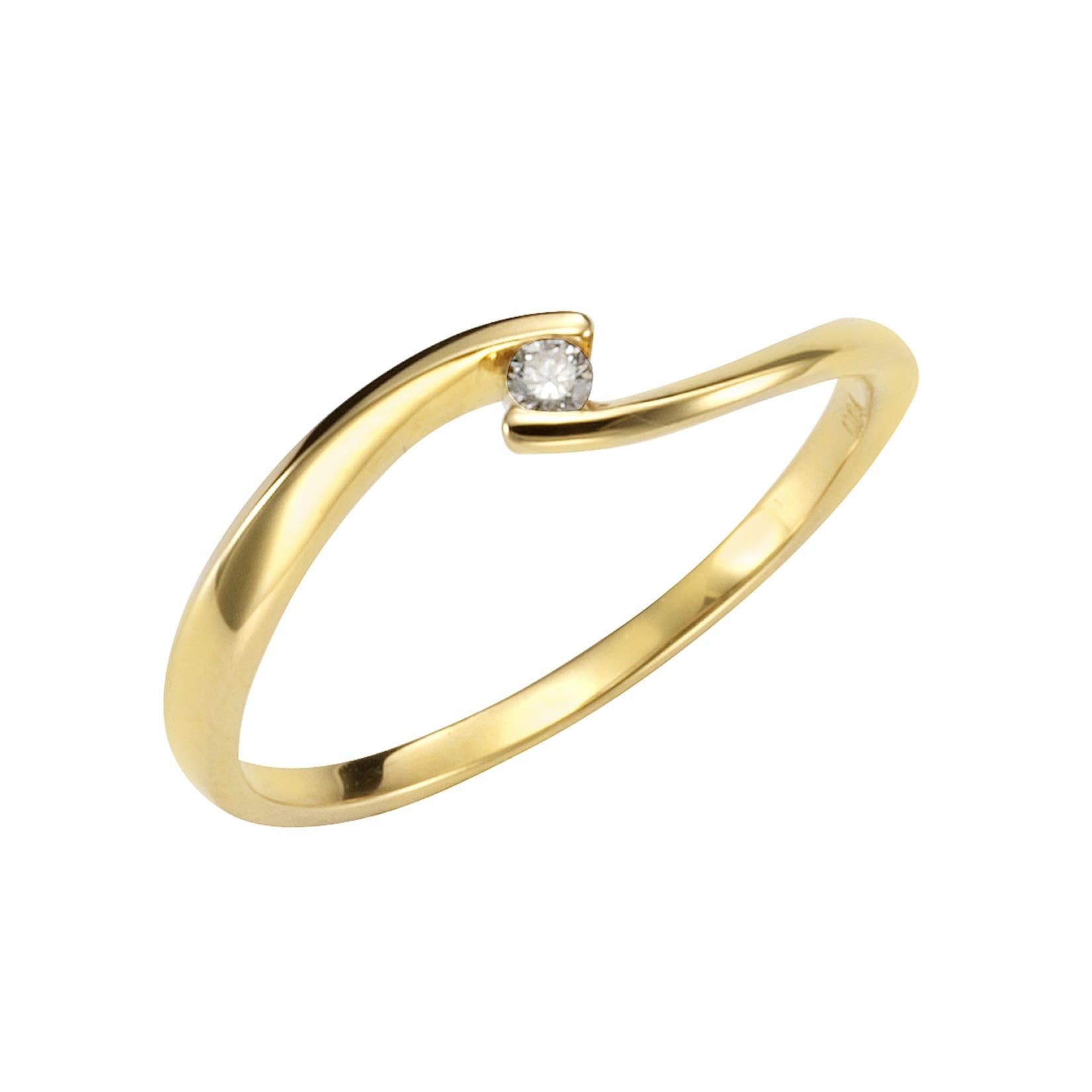 Orolino Ring Gold 750 mit Brillant 0,04ct.