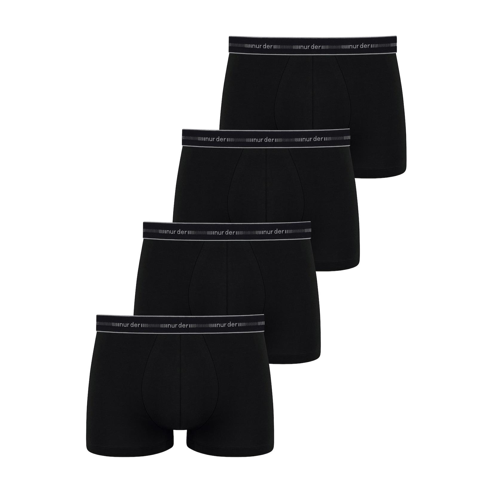 NUR DER Herren Retro Pants Boxer 3D-Flex Classic 4er Pack