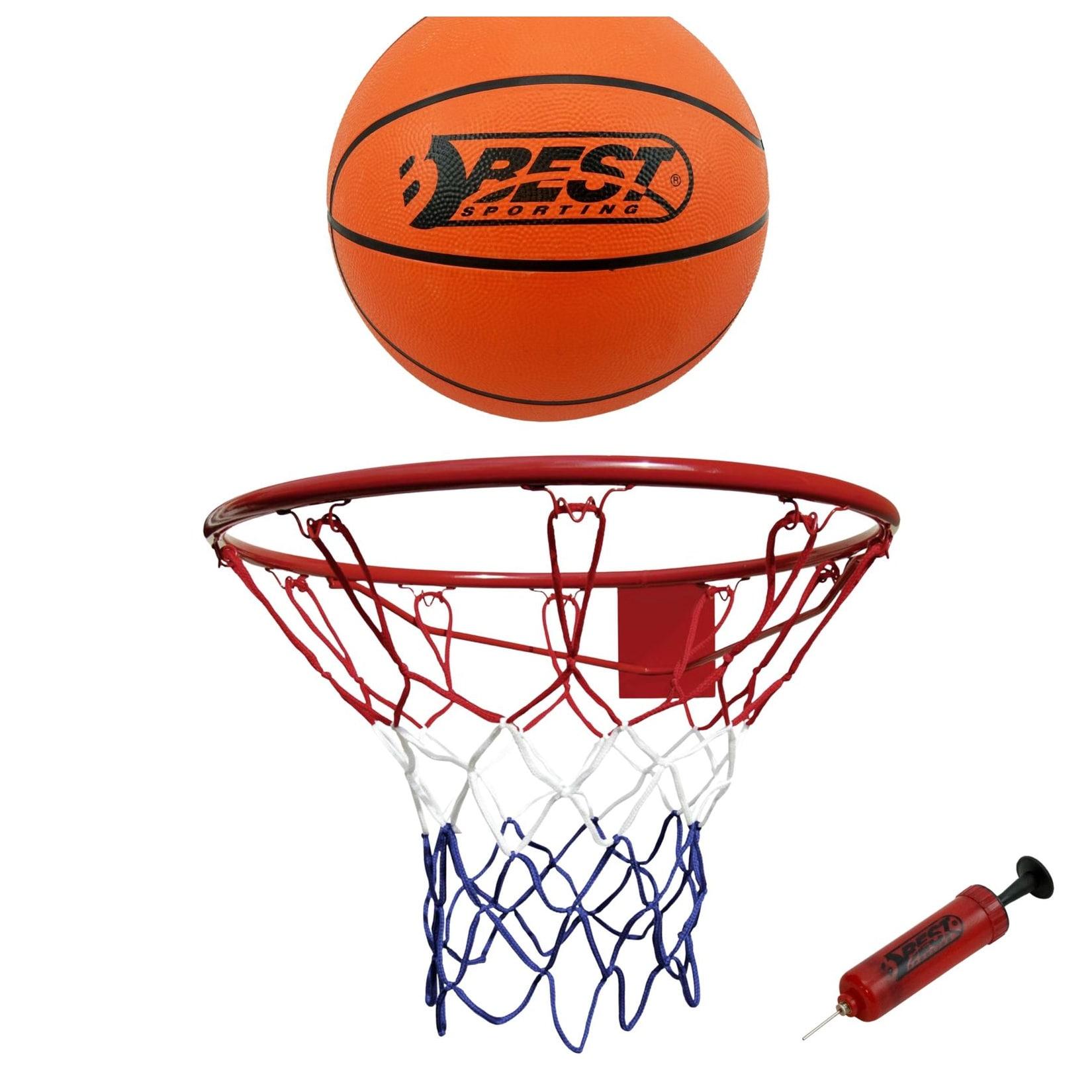 Best Sporting Basketball Set, Basketballkorb mit Basketball und Pumpe