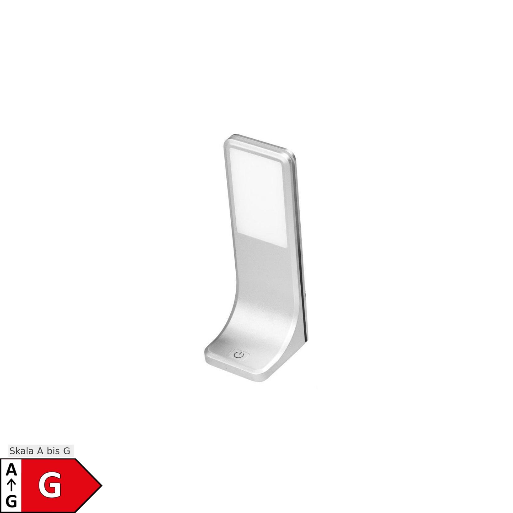 LED Unterbauleuchte, silber-grau, warmweiss, 4er SET