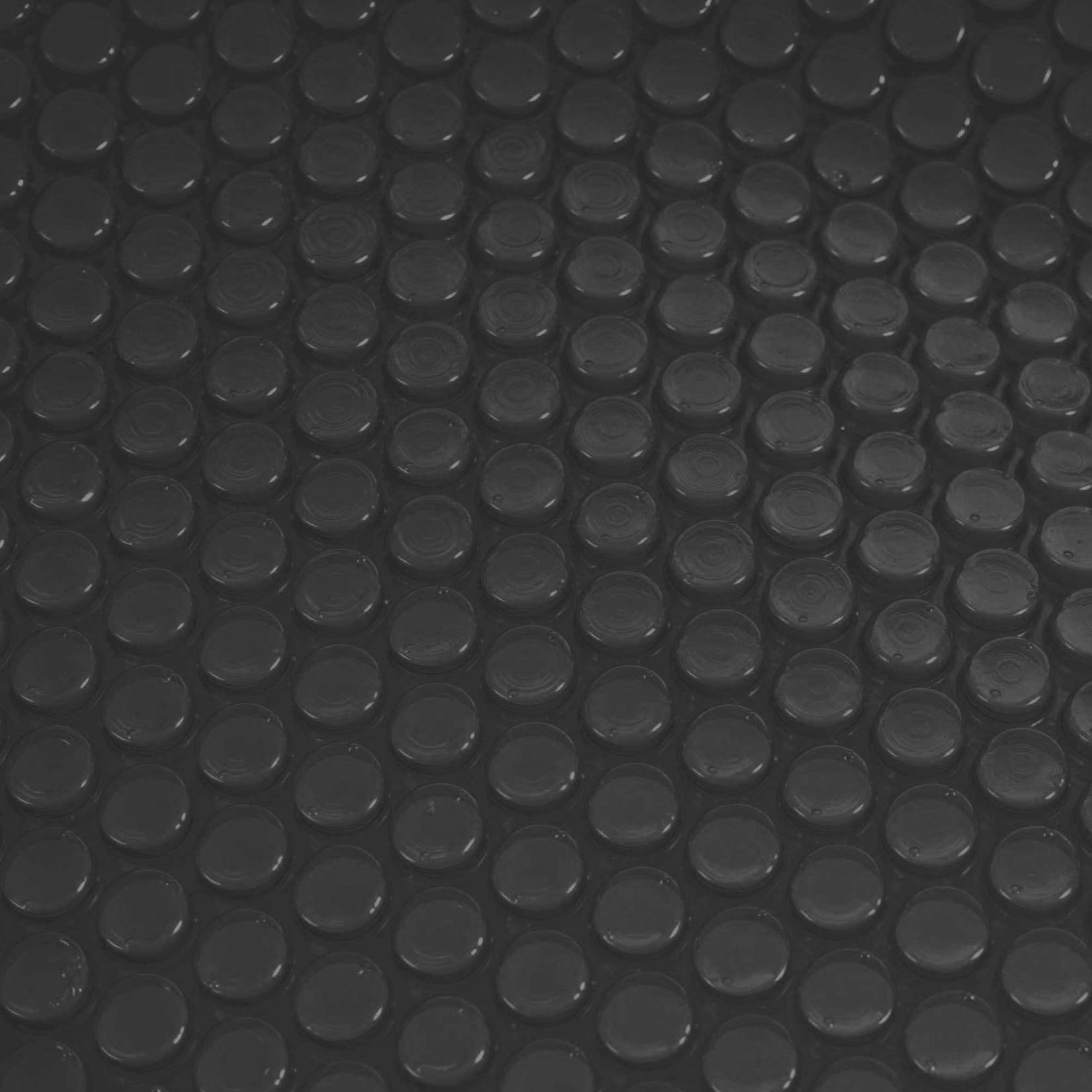 MCW Pool-Abdeckung Wärmeplane Solarplane Abdeckplane Solarabdeckung, Stärke: 200 µm ~ rechteckig 8x4m schwarz