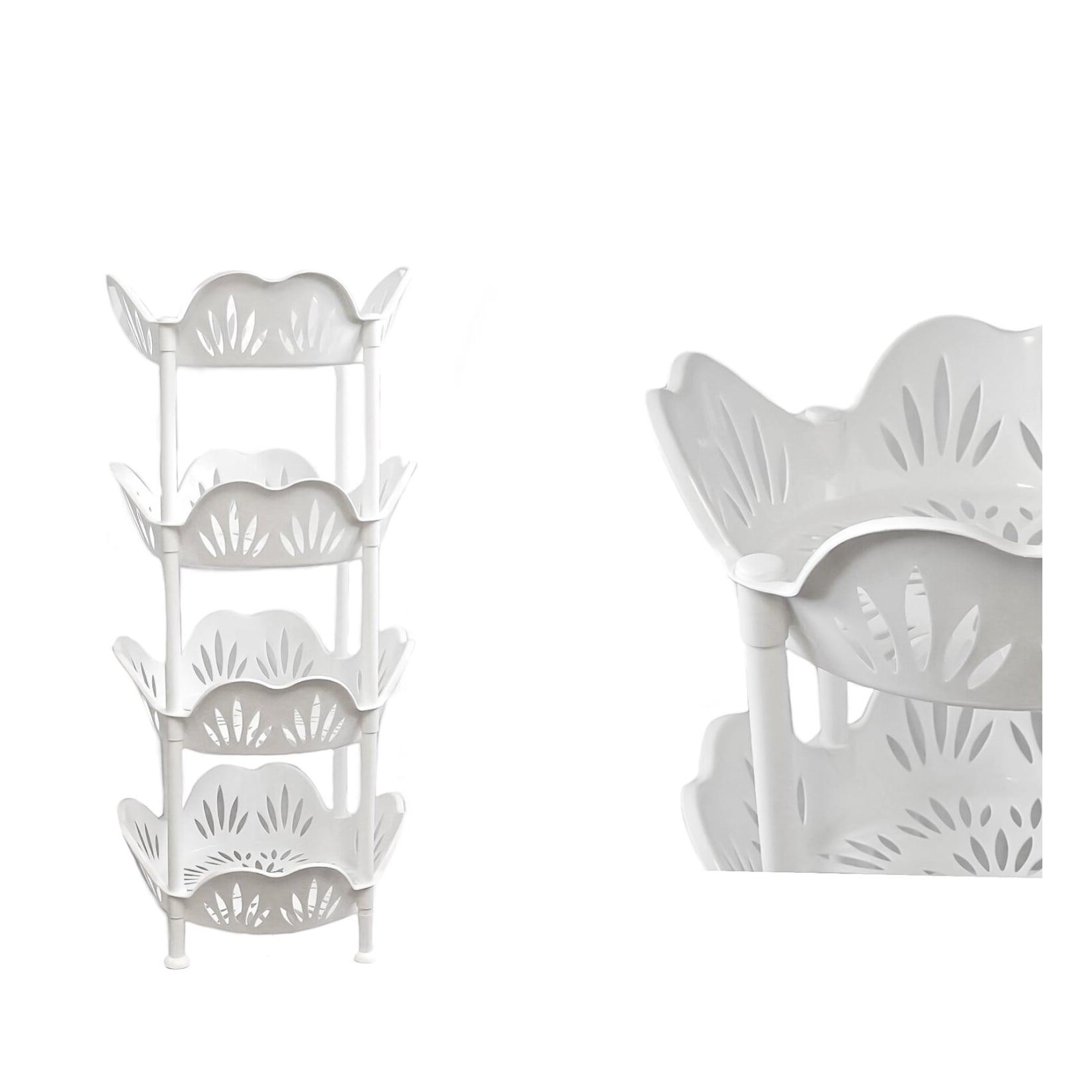 Küchen Organizer 39x39x82cm in Weiß