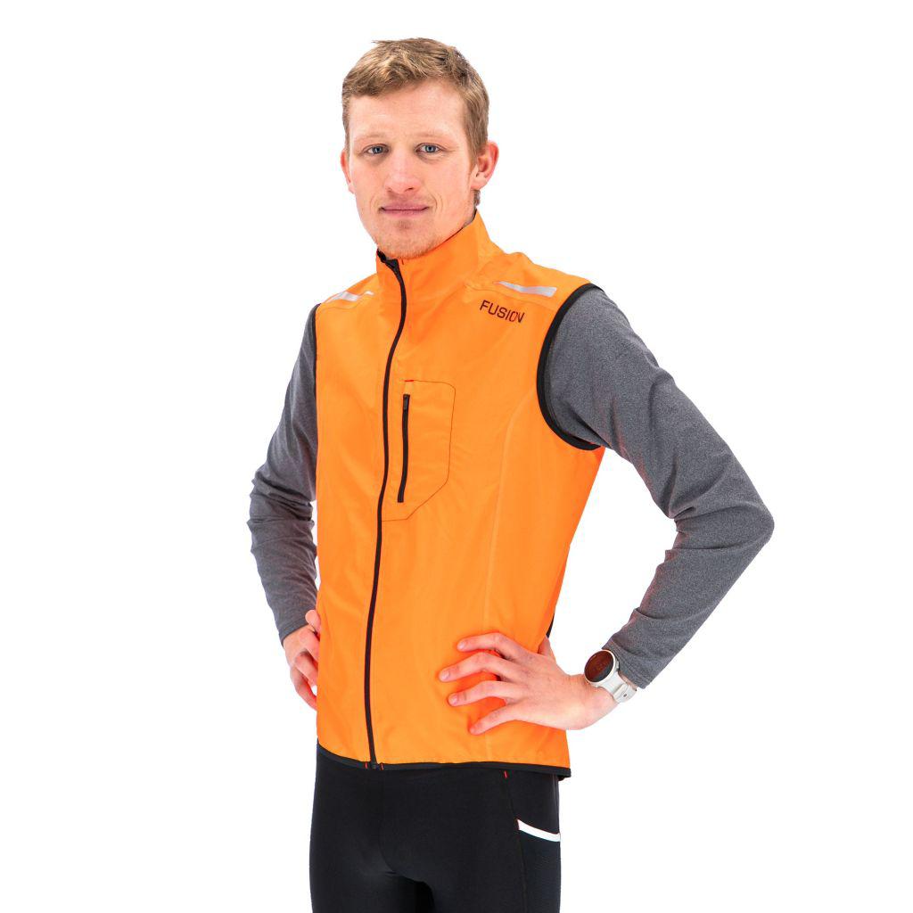 Fusion Herren S1 Run Vest orange