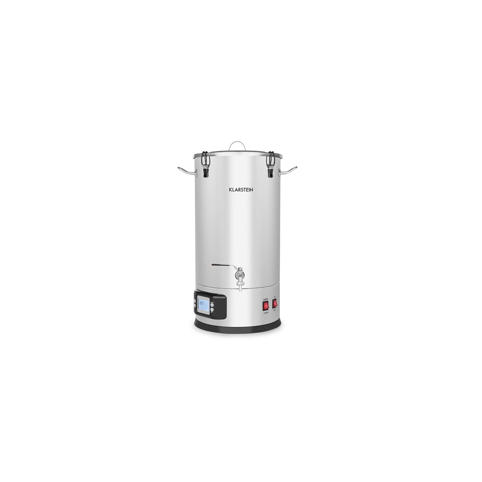 Klarstein Maischfest Maischekessel 5 Teile 1500/3000W 35l LCD Edelstahl 35 Liter
