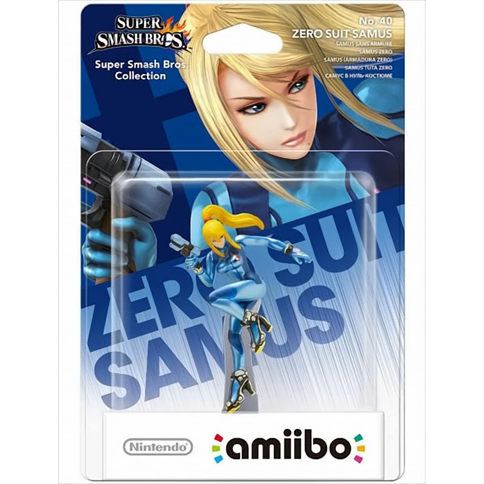 Amiibo Smash Zero Suit Samus #40 Figur