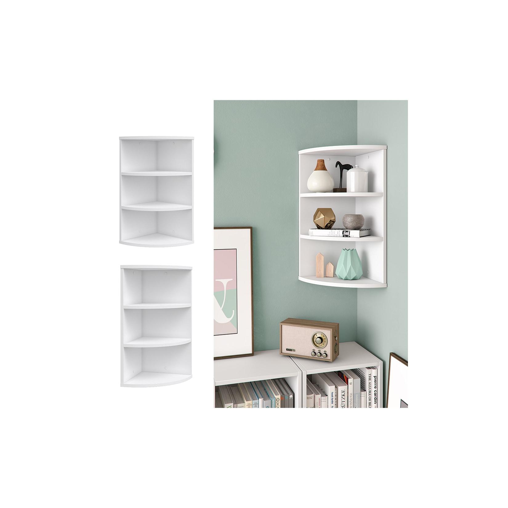VICCO Eckregal ECKI 0,5 Winkelregal Küchenregal Badregal Standregal Regal 60cm