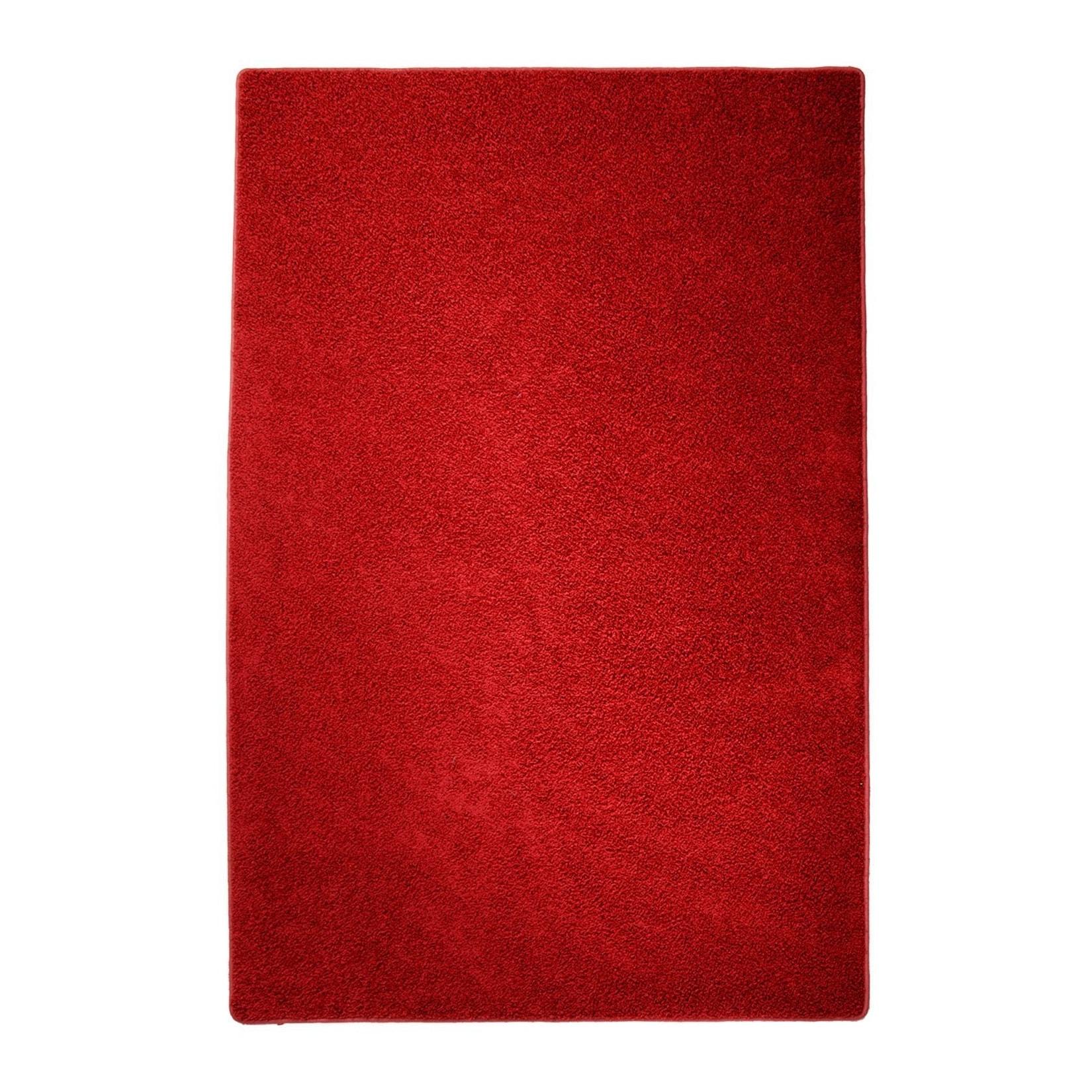 Karat Shaggy Hochflor Teppich Rot