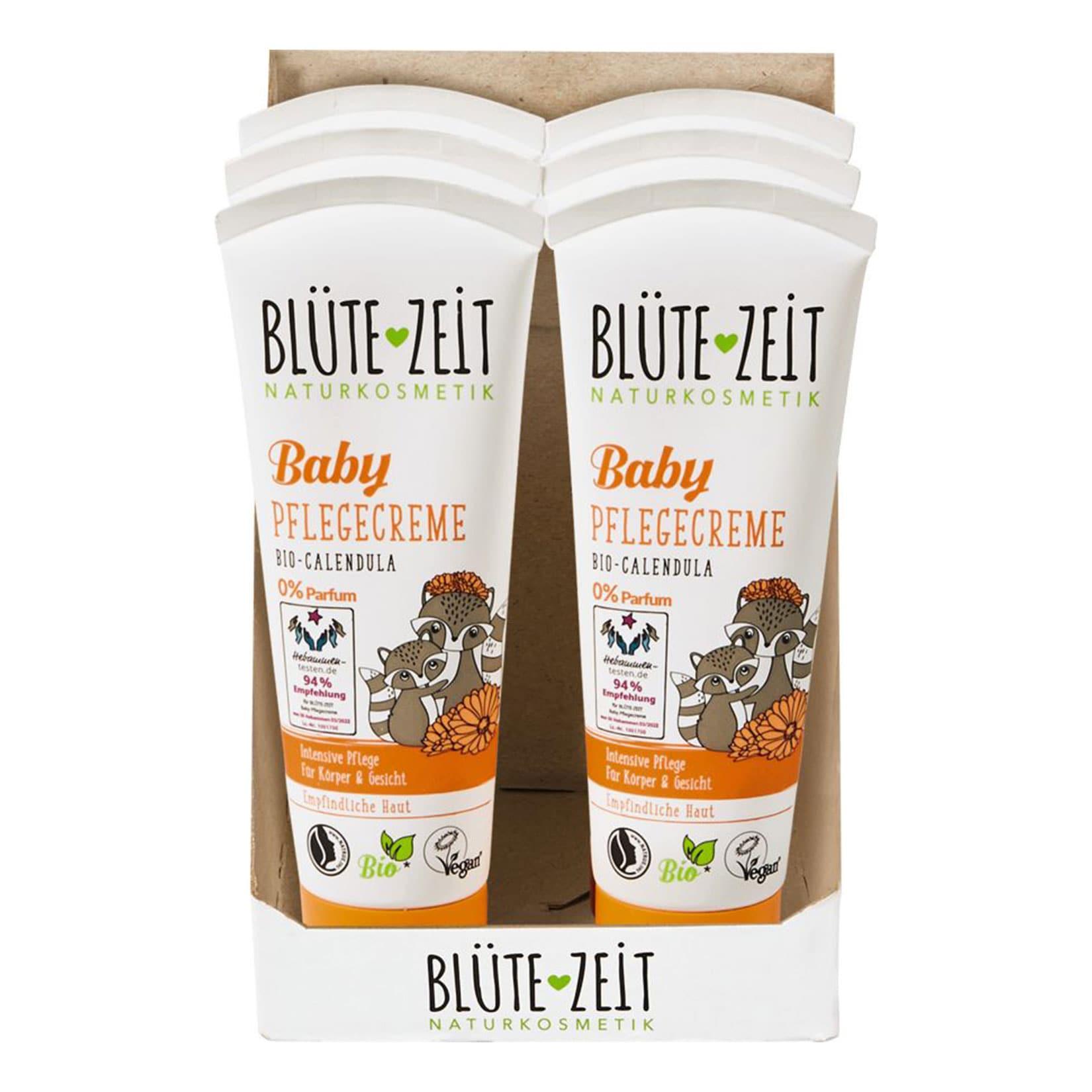 BLÜTE-ZEIT Baby Pflegecreme Bio-Calendula 75 ml, 6er Pack