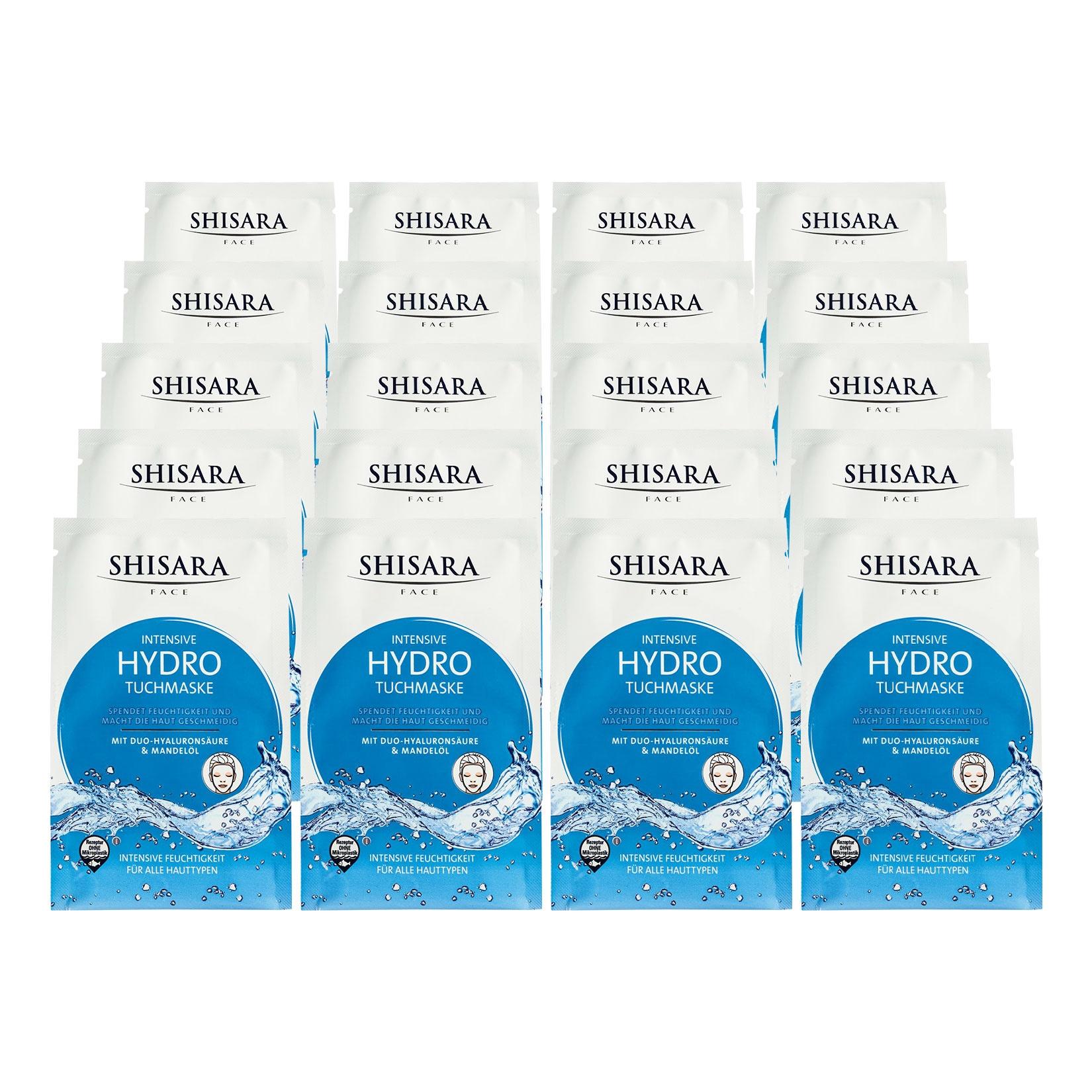 Shisara Tuchmaske Hydro 1 Stück, 20er Pack