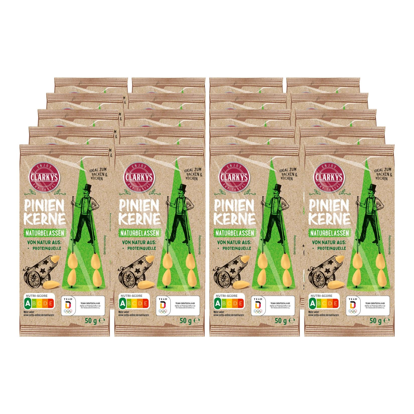 Clarkys Pinienkerne 50 g, 20er Pack