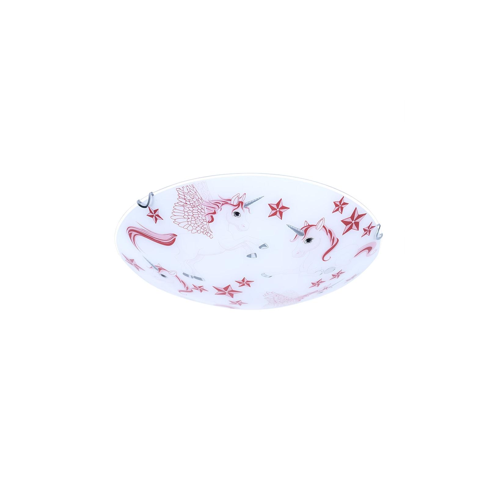 Globo Kinder Deckenlampe, Einhorn, rosa-weiß, 40 cm, NATALIE
