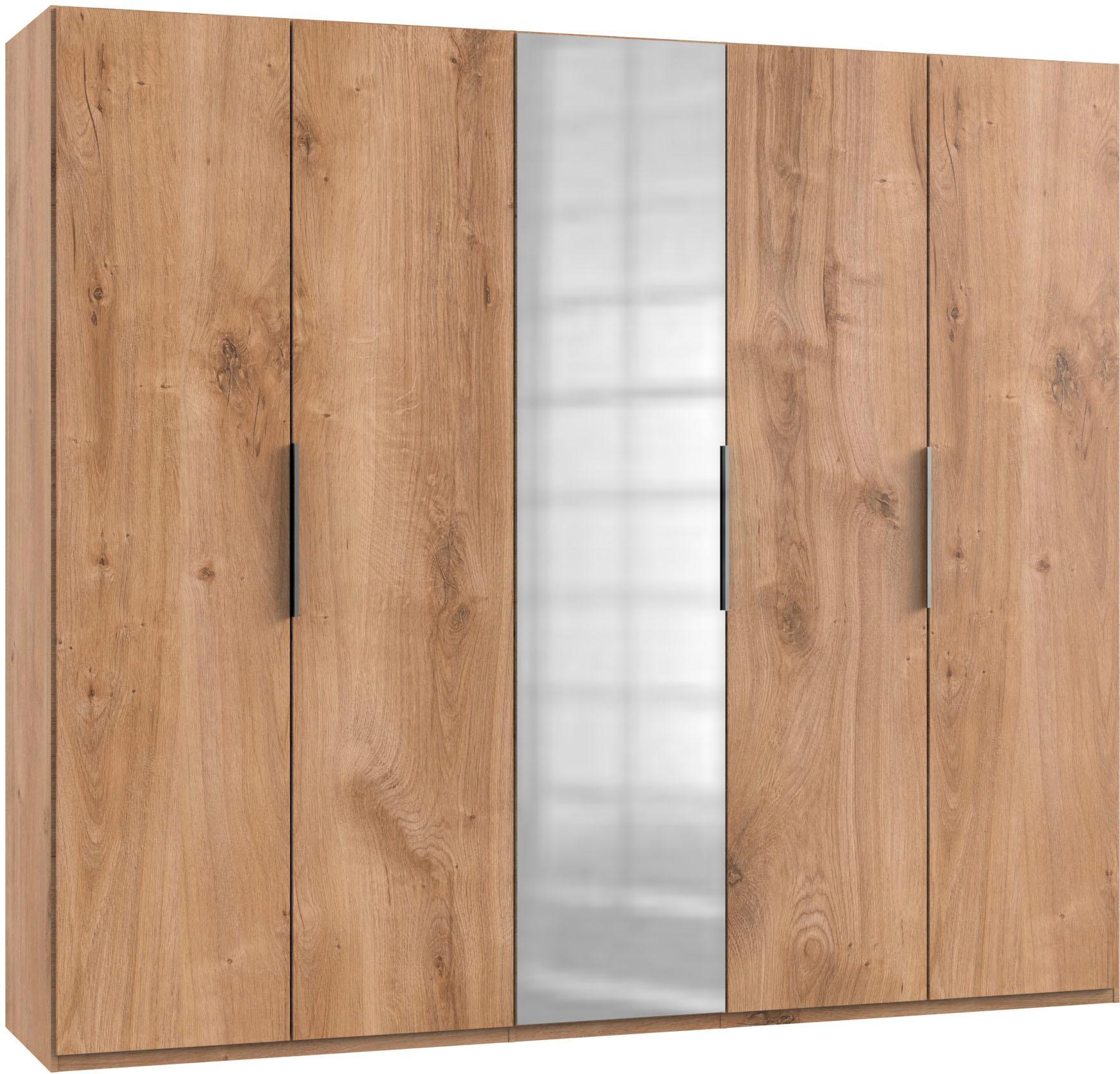 Kleiderschrank Wimex "Level By Fresh To Go", Braun (Plankeneichefarben), B:250Cm H:216Cm T:58Cm, SchräNke, Kleiderschrank, Mit SpiegeltüRen