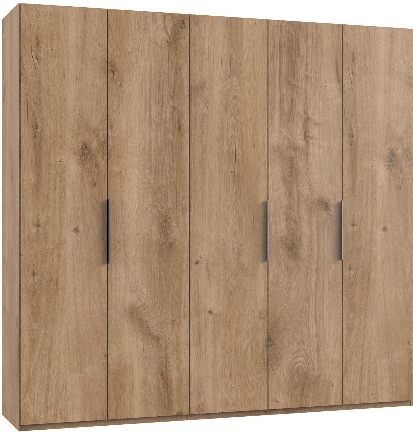 Kleiderschrank Wimex "Level By Fresh To Go", Braun (Plankeneichefarben), B:250Cm H:236Cm T:58Cm, SchräNke, Kleiderschrank, Ohne Schubladen