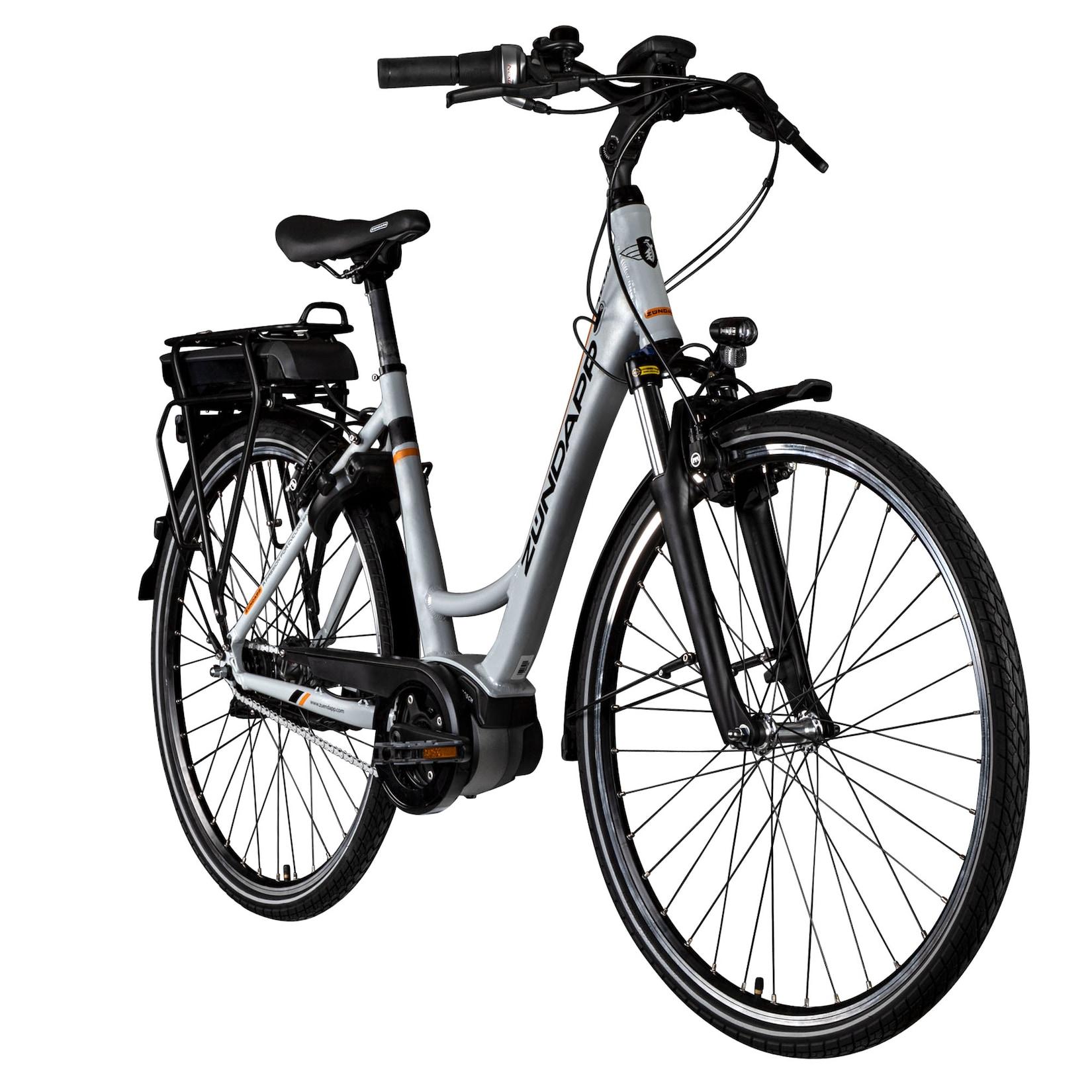 Zündapp X200 E Bike Damenfahrrad 155 - 180 cm Stadtrad Pedelec Bosch silber