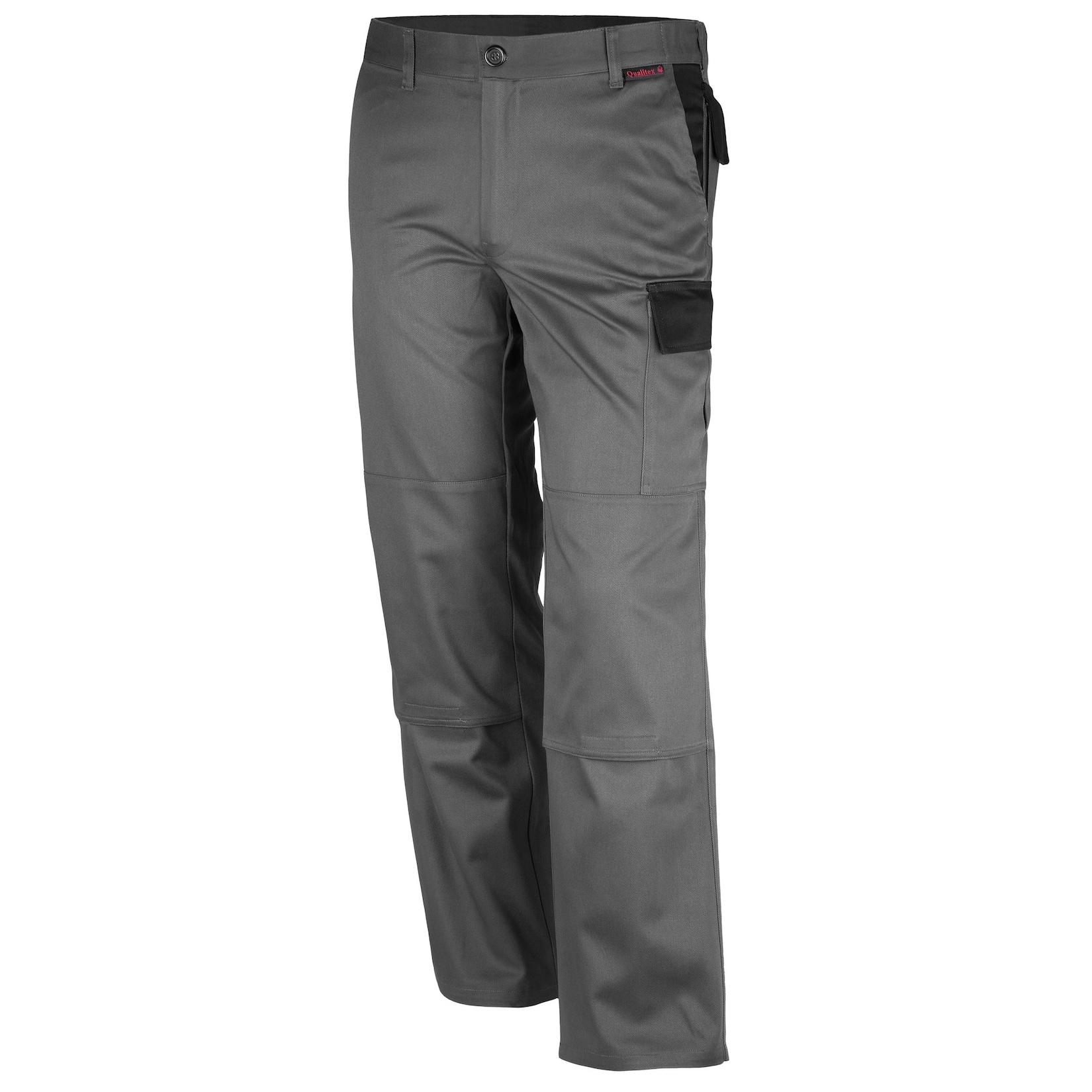 QUALITEX HIGH QUALITY WORKWEAR Bundhose image mittelgrau/schwarz Herren: 106