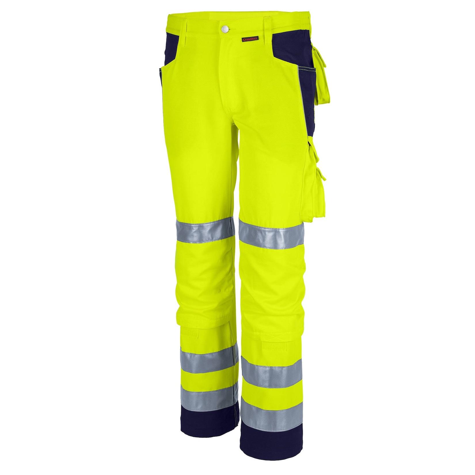 QUALITEX HIGH QUALITY WORKWEAR Bundhose PRO WS warngelb/marine Herren: 106