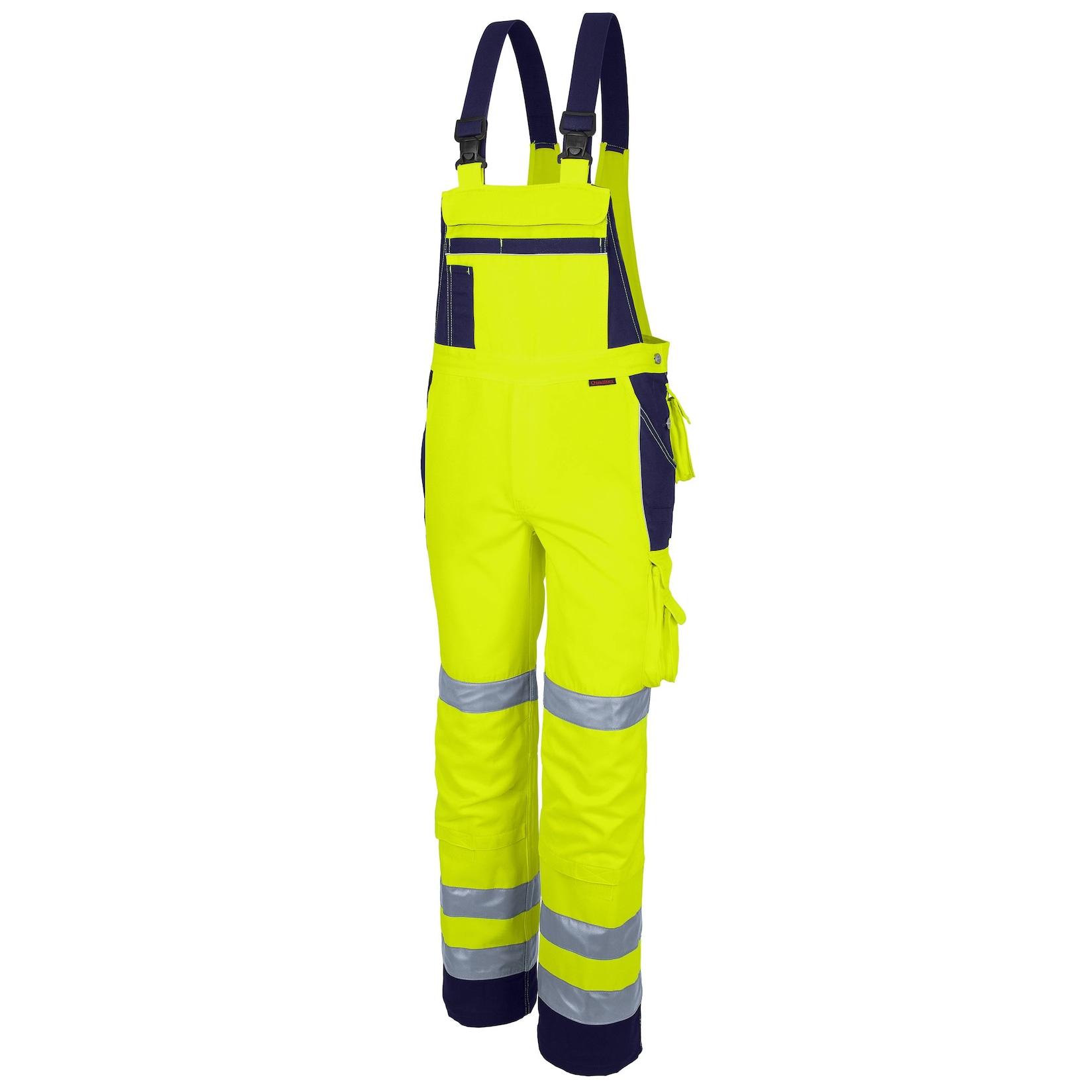 QUALITEX HIGH QUALITY WORKWEAR Latzhose PRO WS warngelb/marine Herren: 26