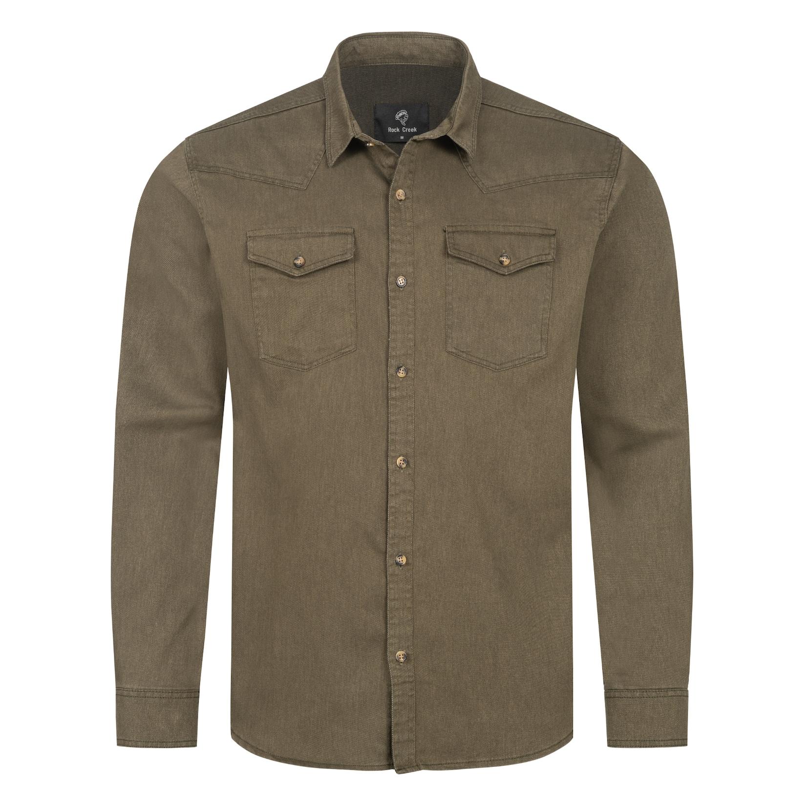 Rock Creek Jeanshemd Hemd