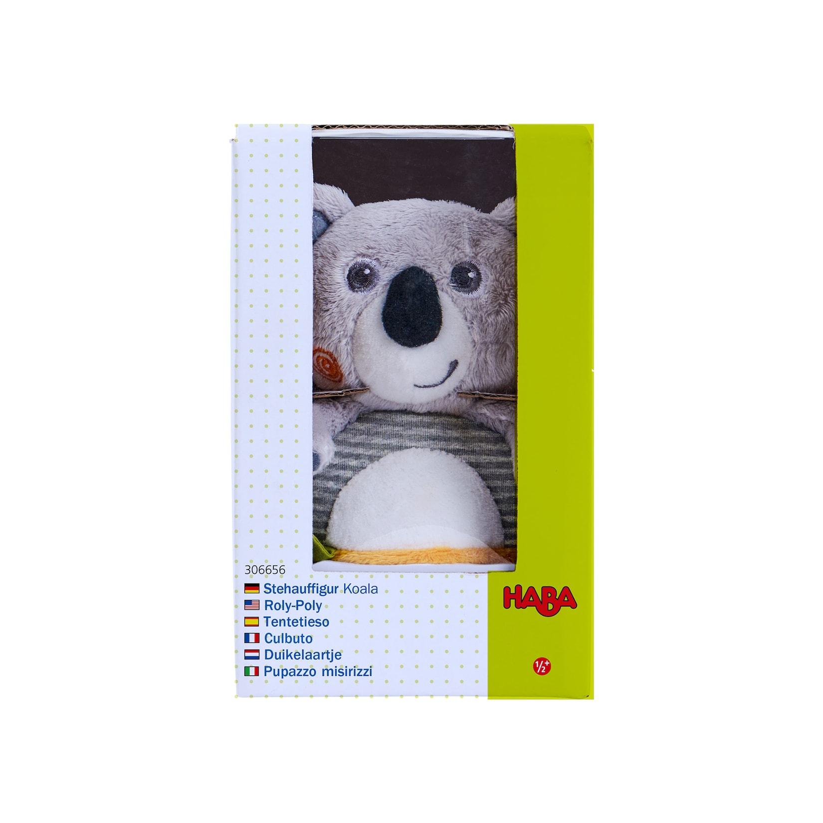 HABA Unisex Stoffpuppe Stehauffigur Koala 1er Pack