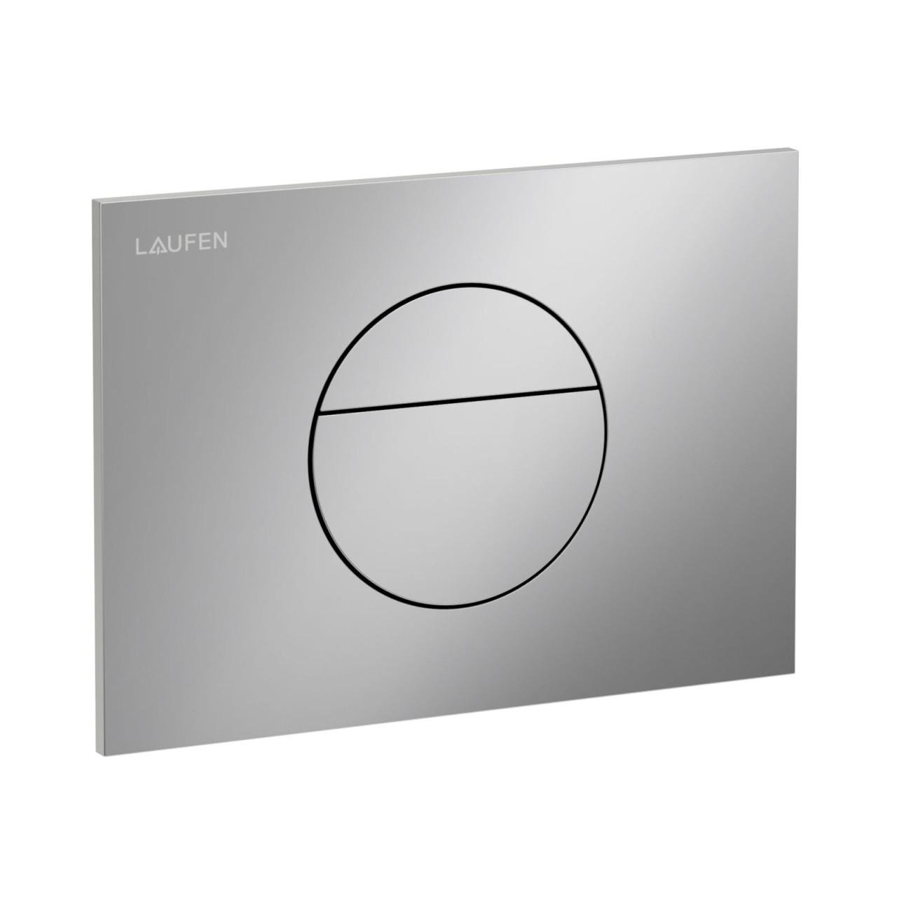 Laufen BetäTigungsplatte Sunrise Ineo Mit ZweimengenbetäTigung Chrom Matt, H9001120070001 H9001120070001